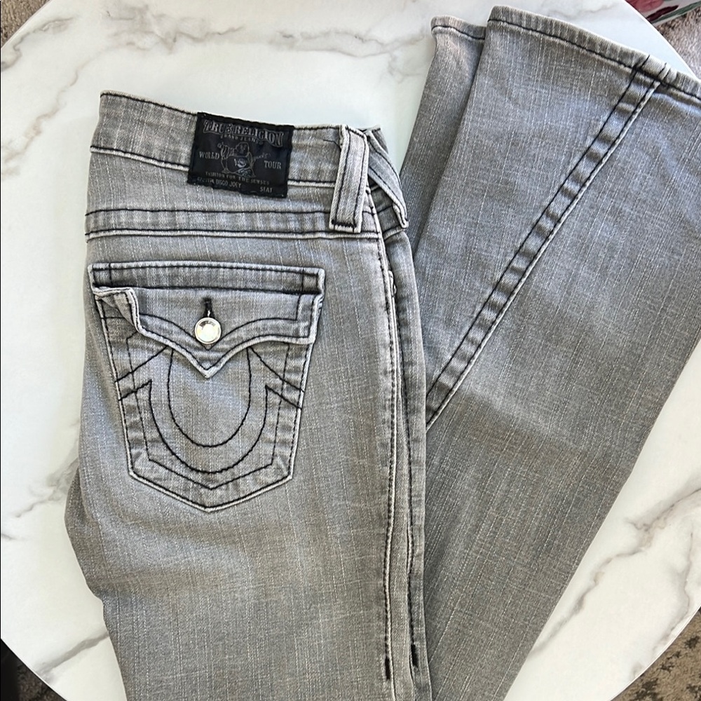True Religion Women's Gray Jeans
